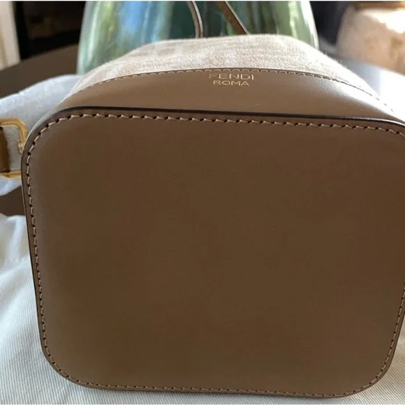 Fendi bucket bag mon tresor felt material - Picture 5 of 9